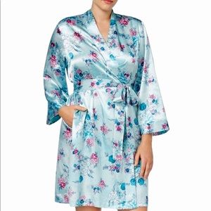 Thalia Sodi Intimates Floral Printed Wrap Robe